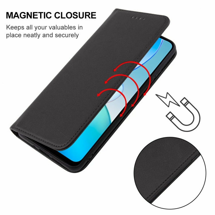 For Infinix Hot 12 India Magnetic Closure Leather Phone Case