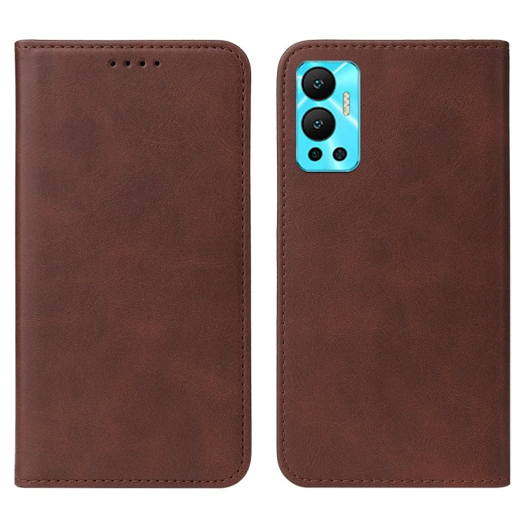 For Infinix Hot 12 India Magnetic Closure Leather Phone Case