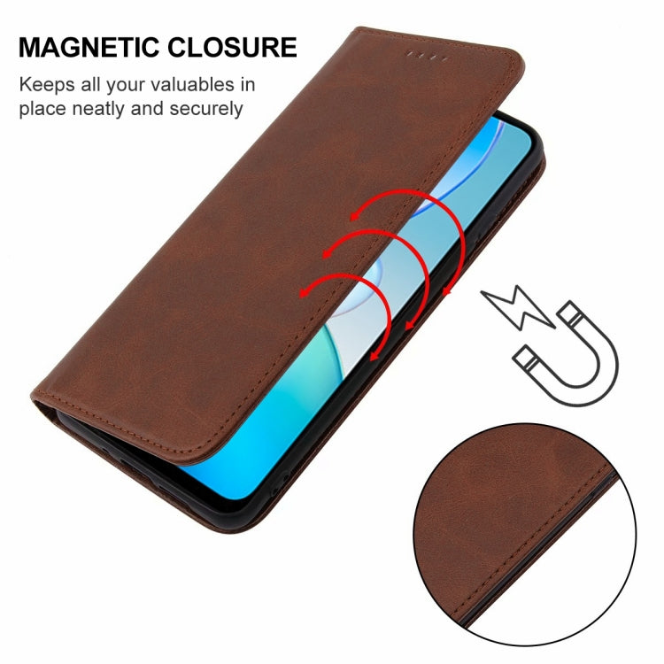 For Infinix Hot 12 India Magnetic Closure Leather Phone Case