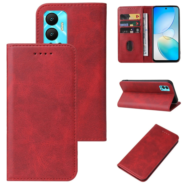 For Infinix Hot 12 India Magnetic Closure Leather Phone Case