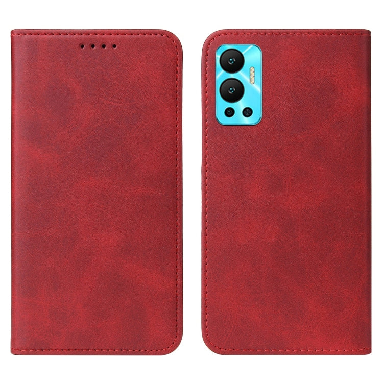 For Infinix Hot 12 India Magnetic Closure Leather Phone Case