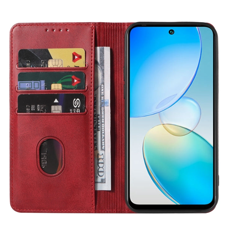 For Infinix Hot 12 India Magnetic Closure Leather Phone Case