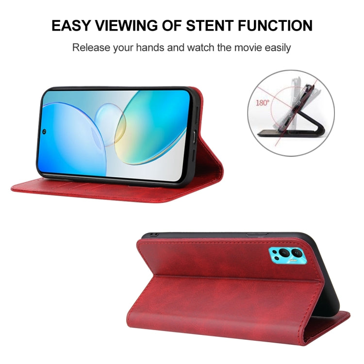 For Infinix Hot 12 India Magnetic Closure Leather Phone Case