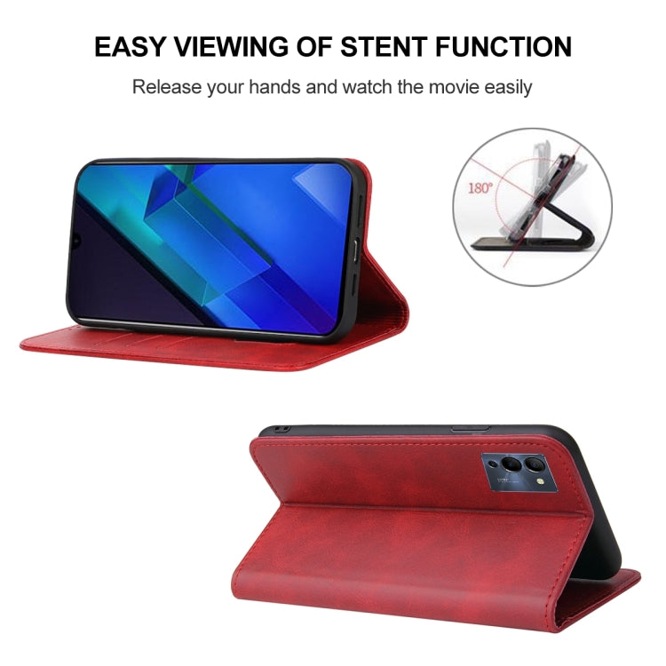 For Infinix Note 12 G96 Magnetic Closure Leather Phone Case