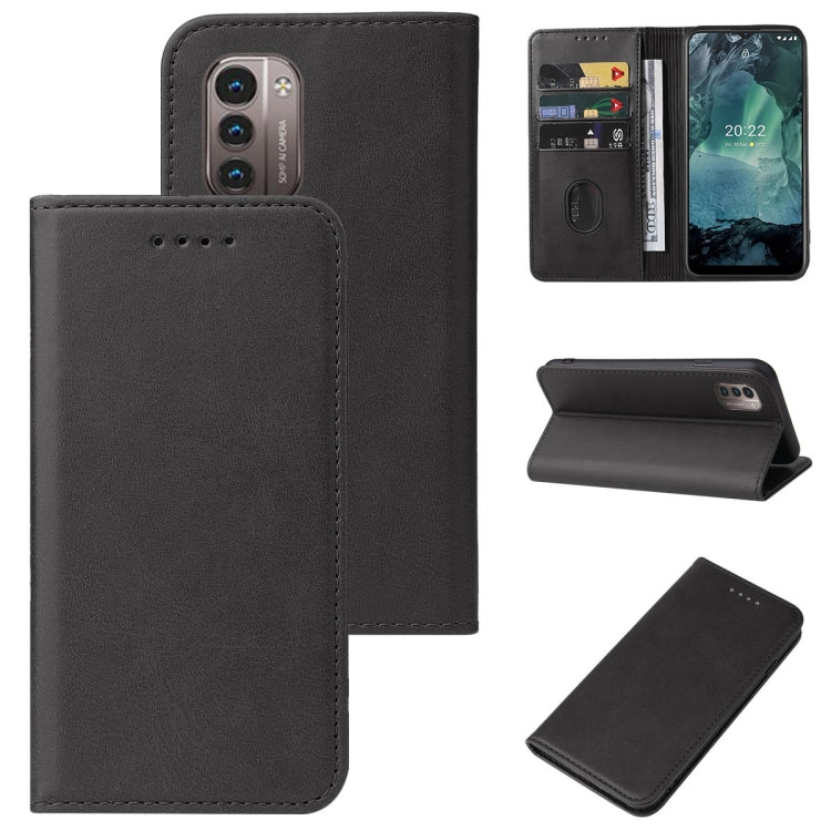 For Nokia G21/G11 Magnetic Closure Leather Phone Case