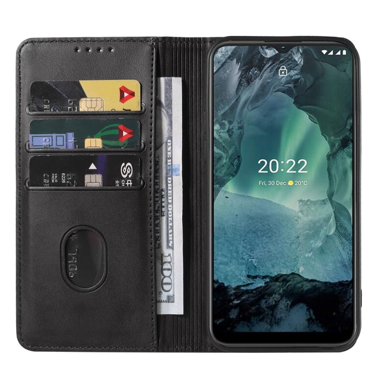 For Nokia G21/G11 Magnetic Closure Leather Phone Case
