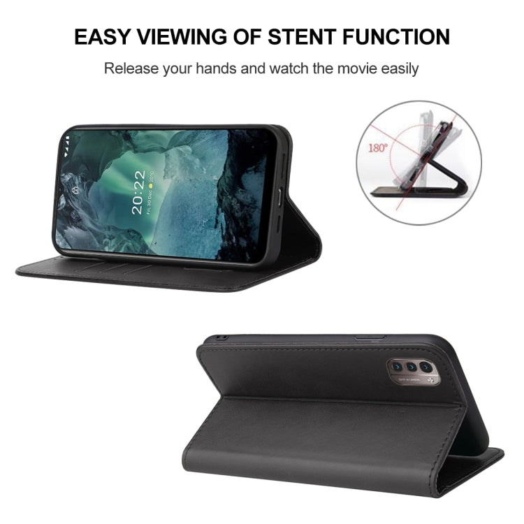 For Nokia G21/G11 Magnetic Closure Leather Phone Case