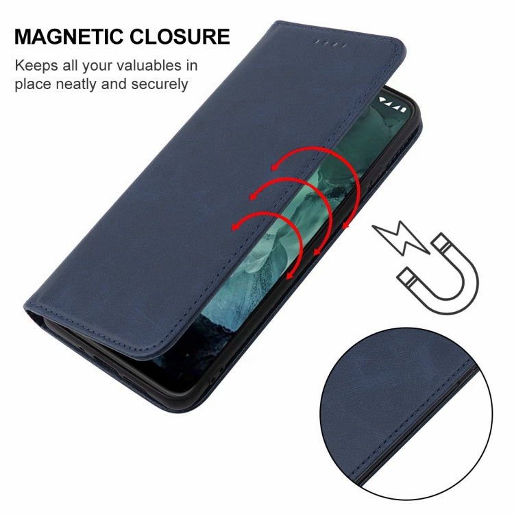 For Nokia G21/G11 Magnetic Closure Leather Phone Case