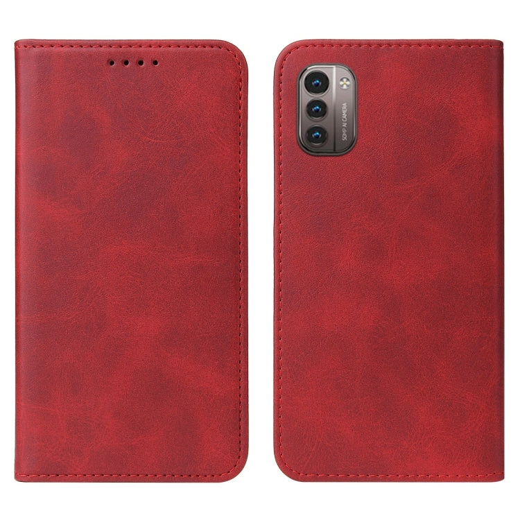 For Nokia G21/G11 Magnetic Closure Leather Phone Case