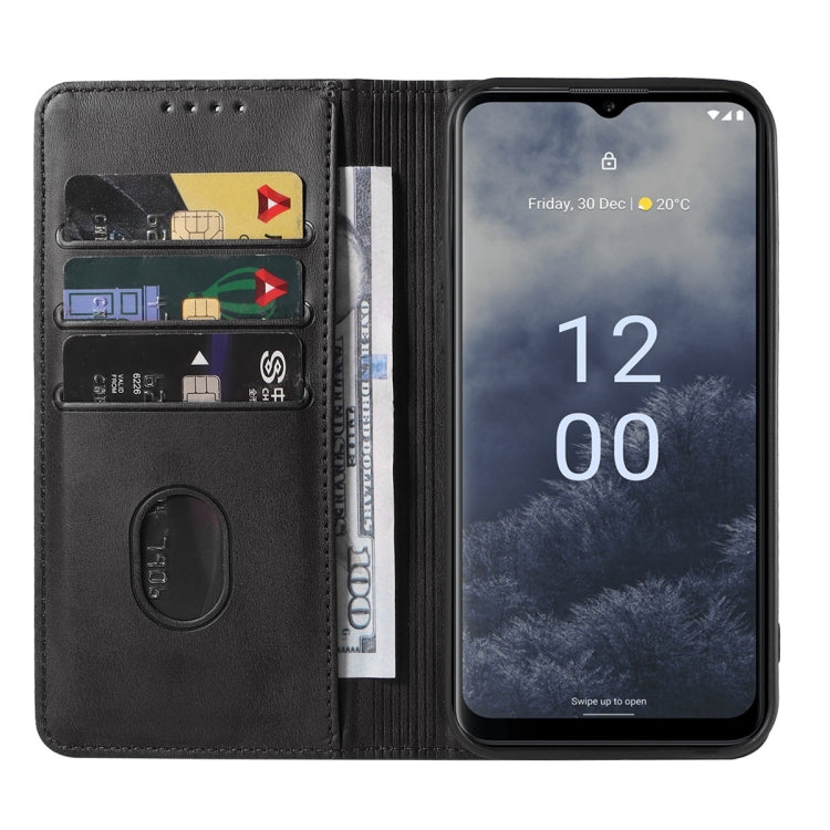 For Nokia G60 5G Magnetic Closure Leather Phone Case