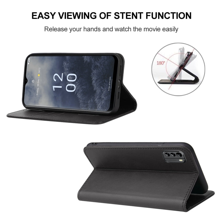 For Nokia G60 5G Magnetic Closure Leather Phone Case