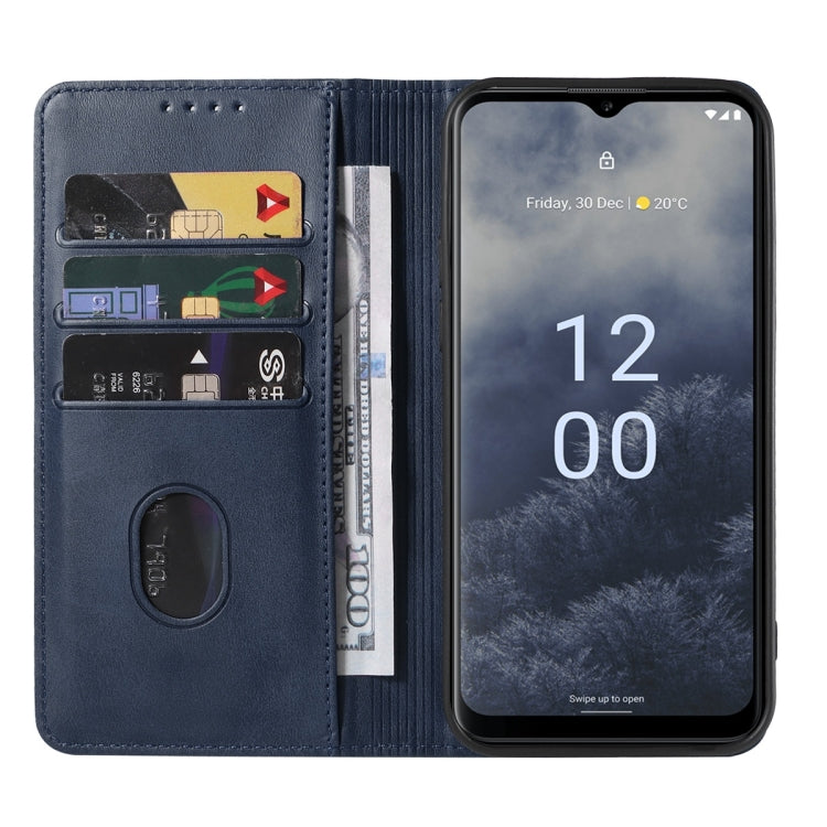 For Nokia G60 5G Magnetic Closure Leather Phone Case