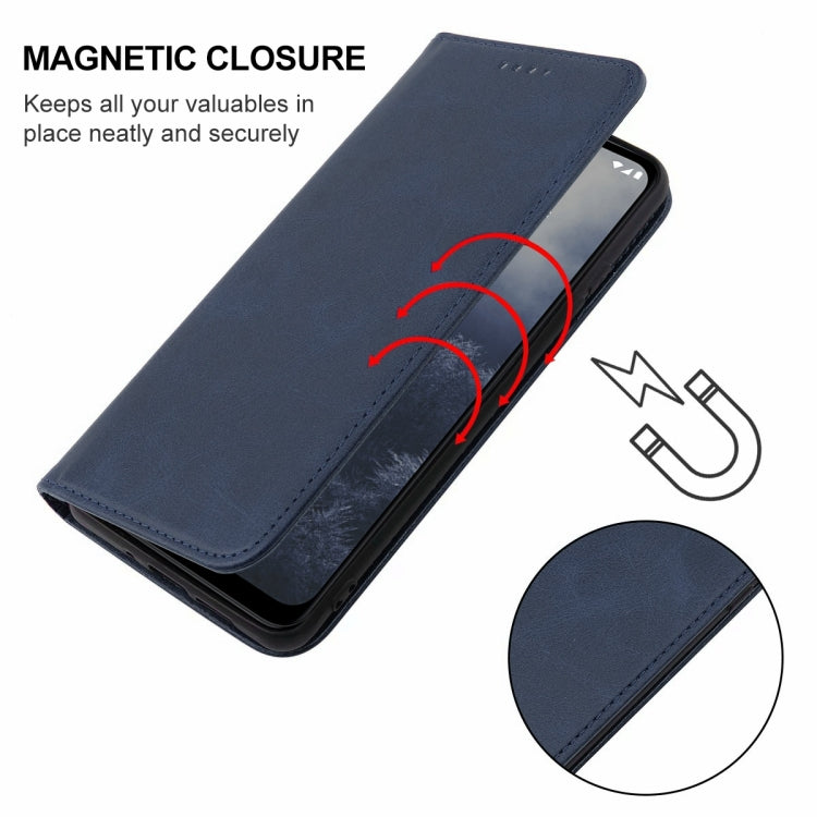 For Nokia G60 5G Magnetic Closure Leather Phone Case
