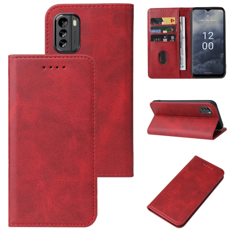 For Nokia G60 5G Magnetic Closure Leather Phone Case