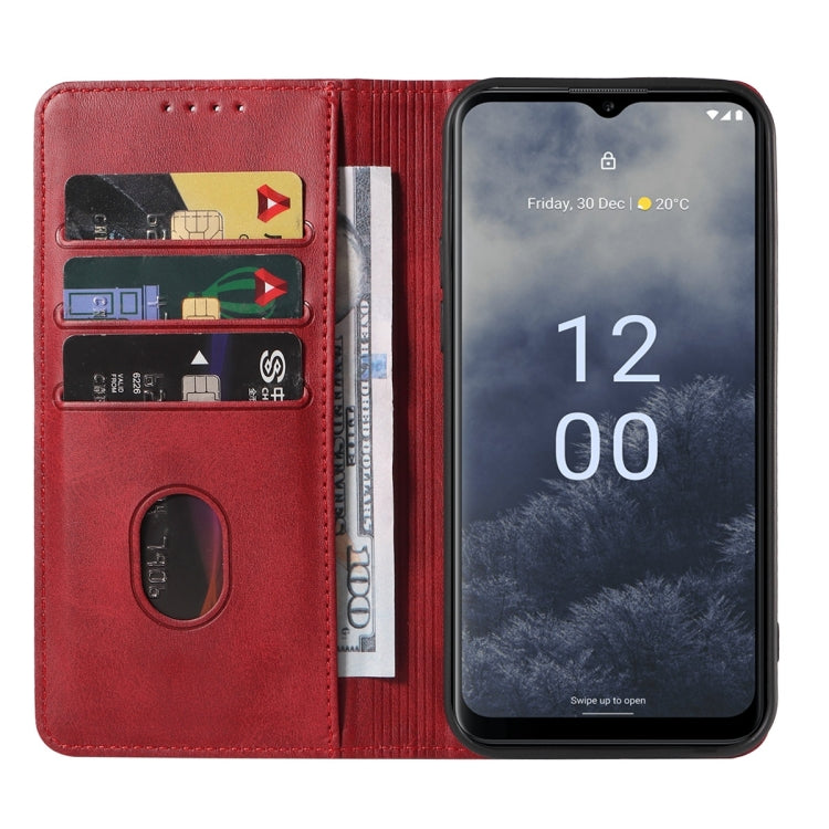 For Nokia G60 5G Magnetic Closure Leather Phone Case