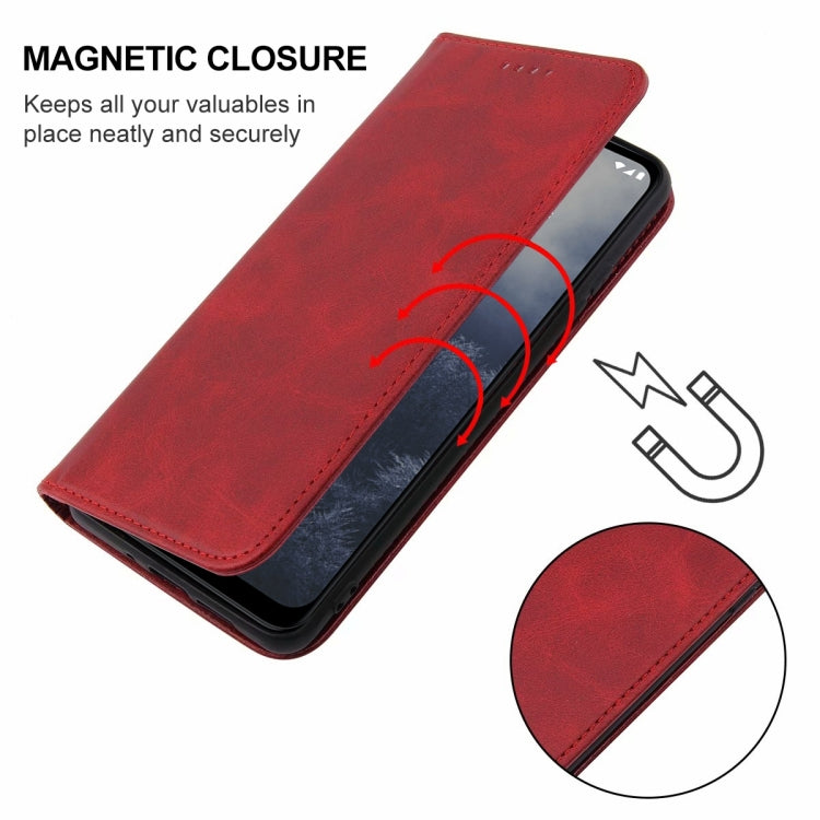 For Nokia G60 5G Magnetic Closure Leather Phone Case