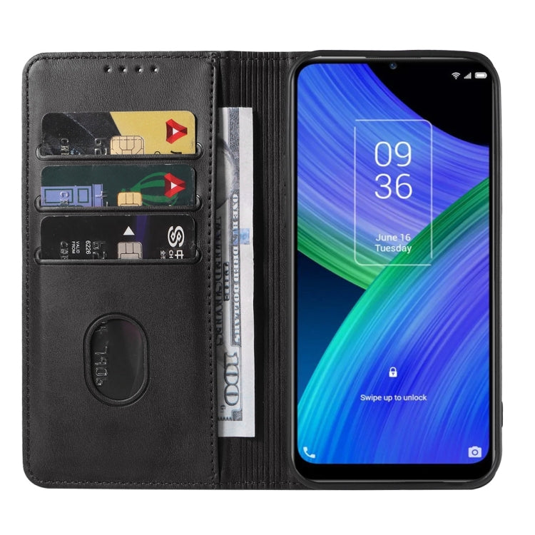 For TCL 20 R 5G Magnetic Closure Leather Phone Case