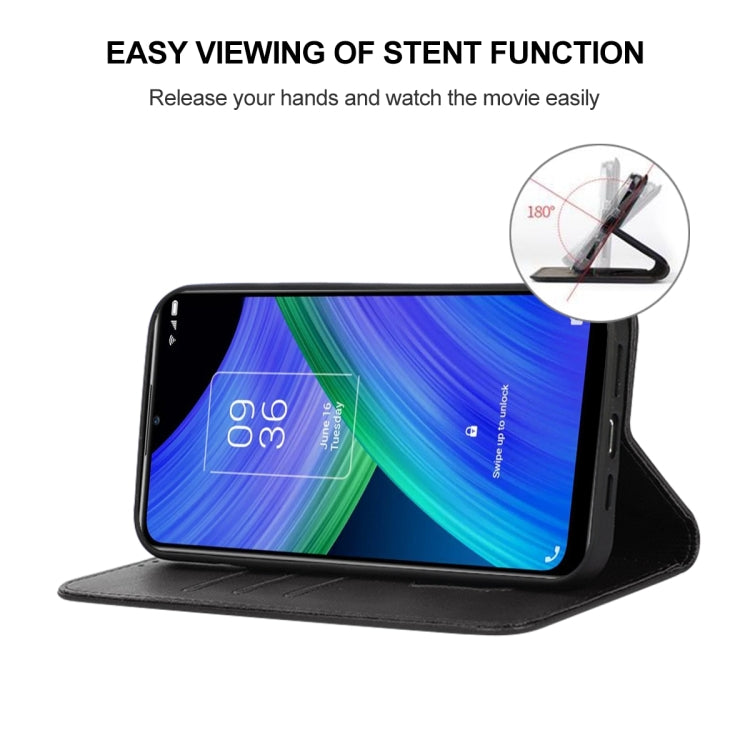 For TCL 20 R 5G Magnetic Closure Leather Phone Case