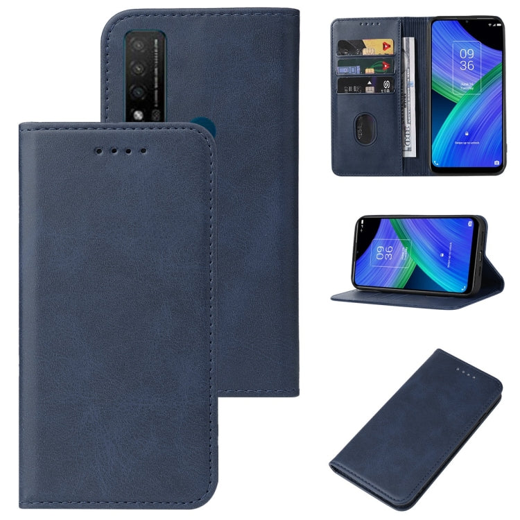 For TCL 20 R 5G Magnetic Closure Leather Phone Case