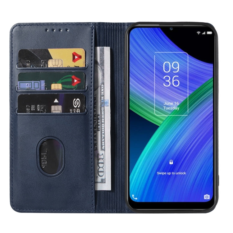 For TCL 20 R 5G Magnetic Closure Leather Phone Case