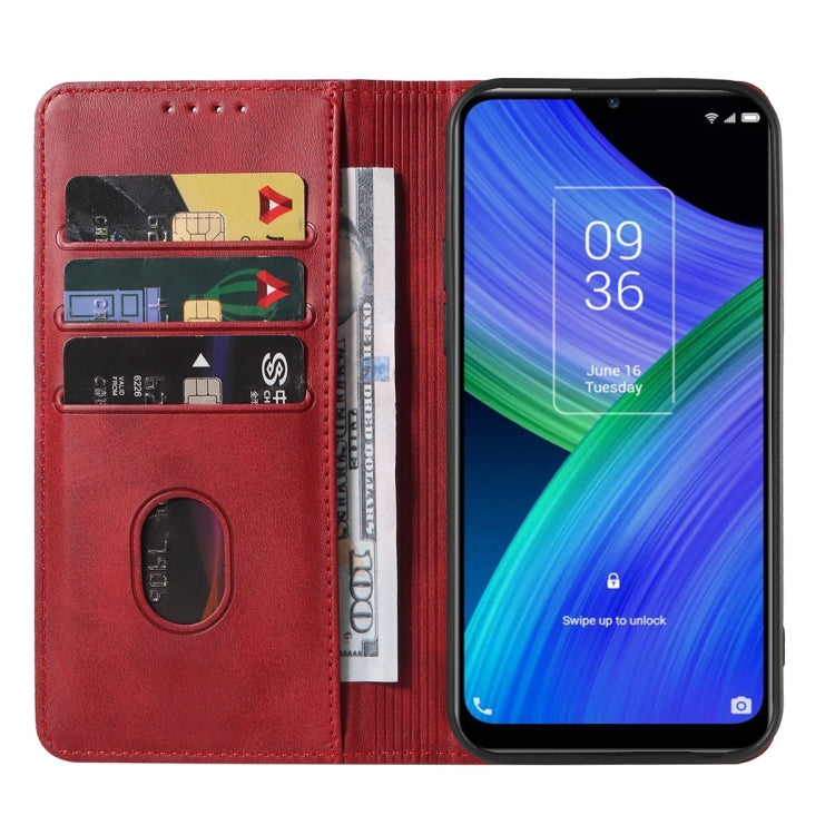 For TCL 20 R 5G Magnetic Closure Leather Phone Case