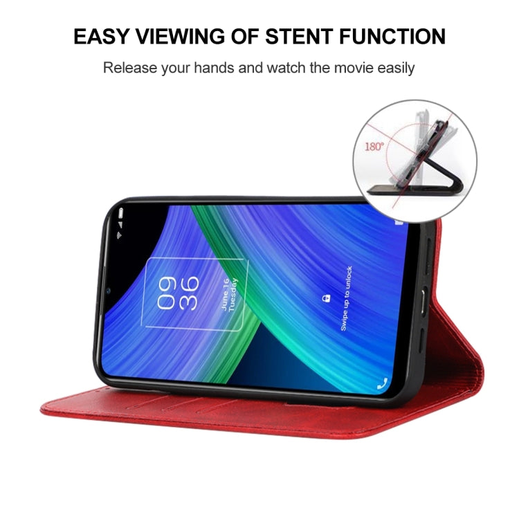 For TCL 20 R 5G Magnetic Closure Leather Phone Case