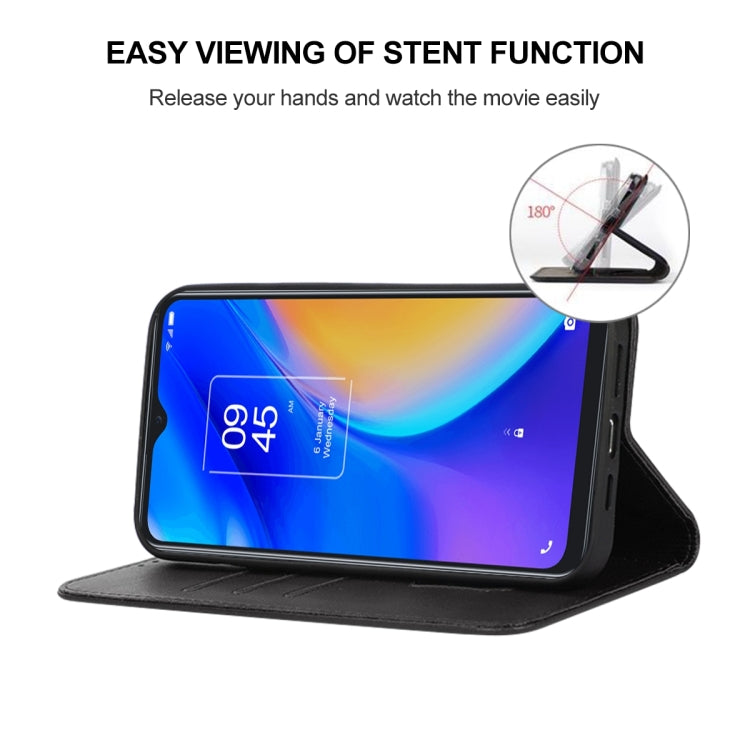 For TCL 20 SE Magnetic Closure Leather Phone Case