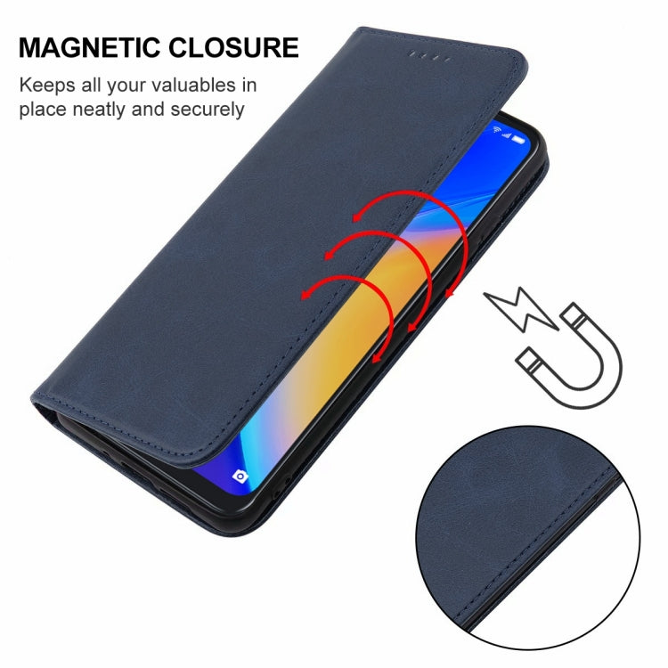 For TCL 20 SE Magnetic Closure Leather Phone Case