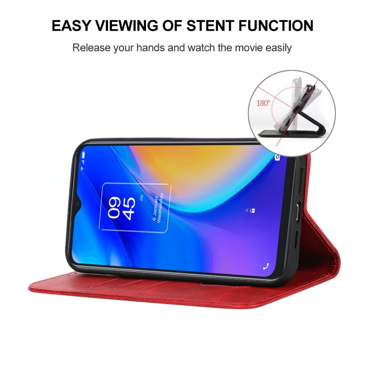 For TCL 20 SE Magnetic Closure Leather Phone Case