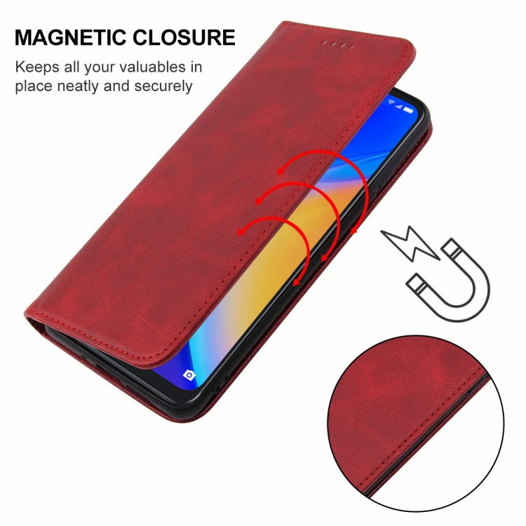 For TCL 20 SE Magnetic Closure Leather Phone Case