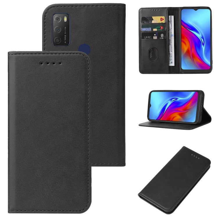 For TCL 20E Magnetic Closure Leather Phone Case