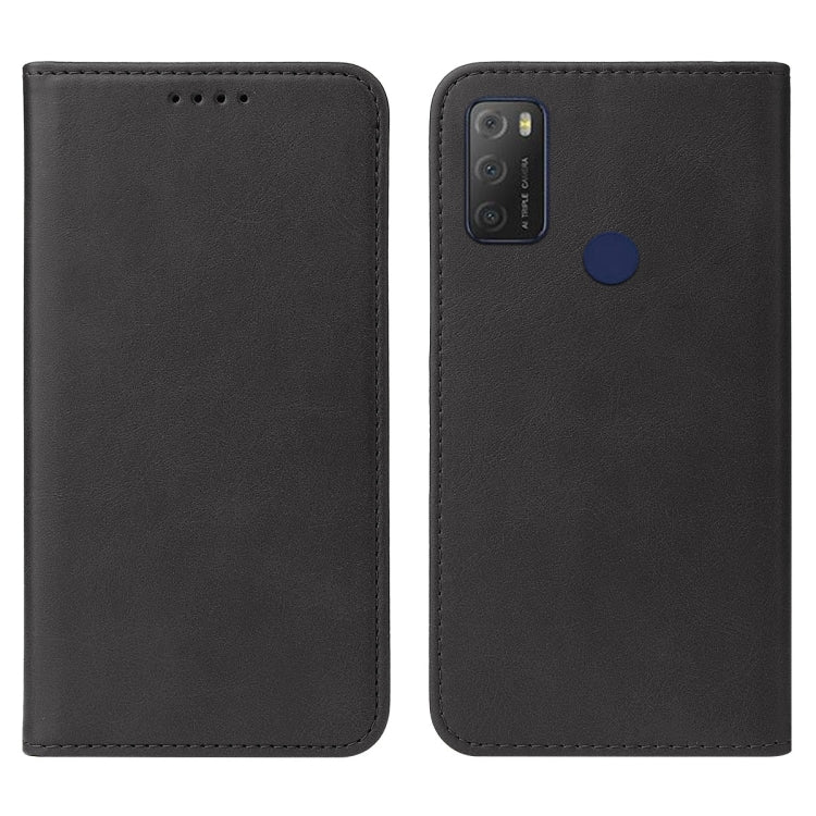 For TCL 20E Magnetic Closure Leather Phone Case
