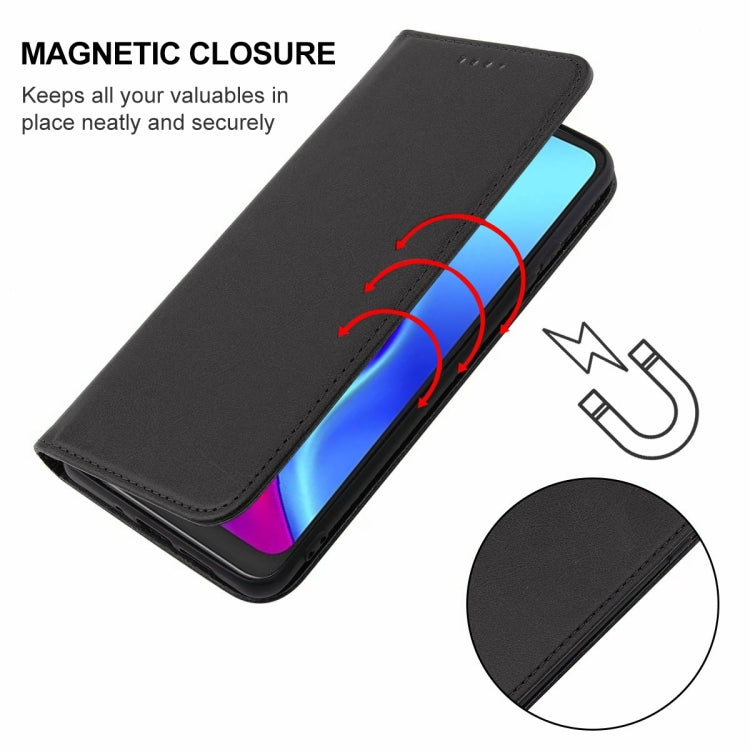 For TCL 20E Magnetic Closure Leather Phone Case