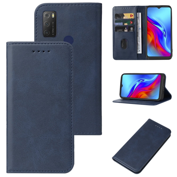 For TCL 20E Magnetic Closure Leather Phone Case