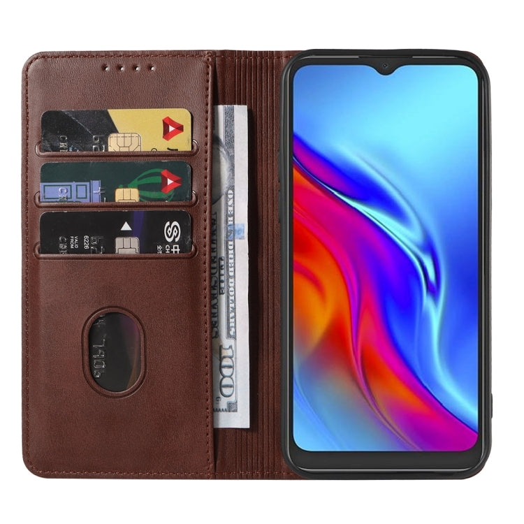 For TCL 20E Magnetic Closure Leather Phone Case