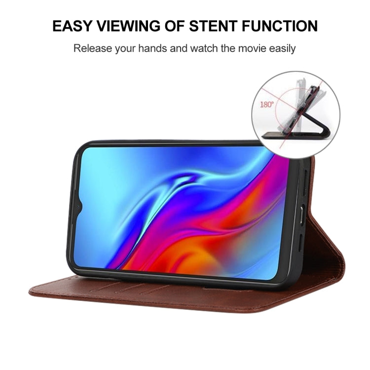 For TCL 20E Magnetic Closure Leather Phone Case