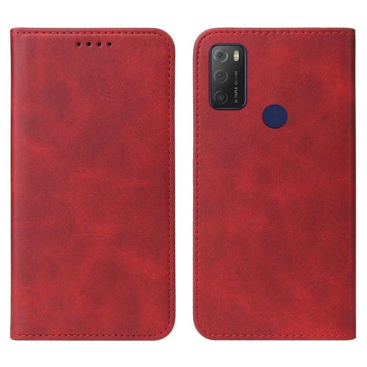 For TCL 20E Magnetic Closure Leather Phone Case