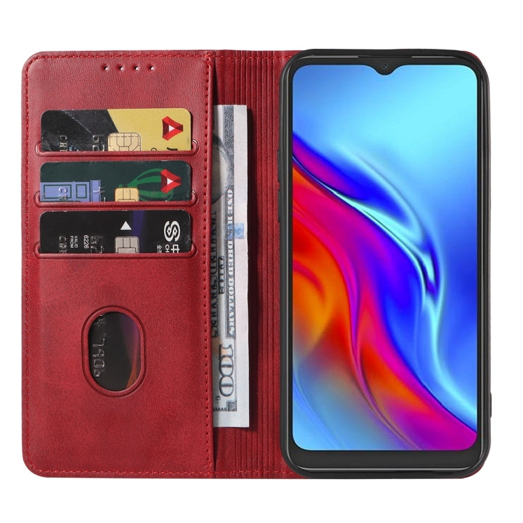 For TCL 20E Magnetic Closure Leather Phone Case
