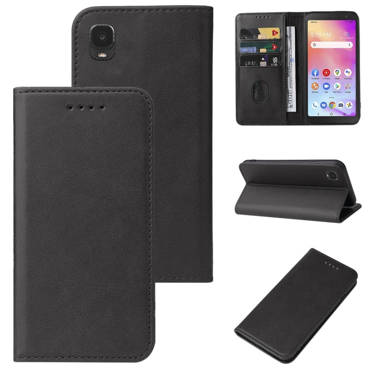 For TCL A3 A509DL/A30 Magnetic Closure Leather Phone Case