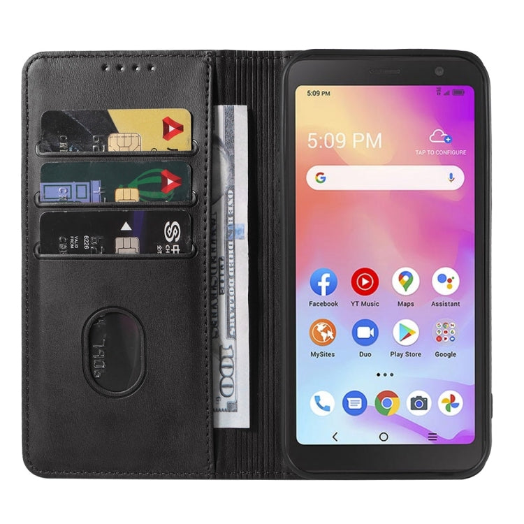 For TCL A3 A509DL/A30 Magnetic Closure Leather Phone Case