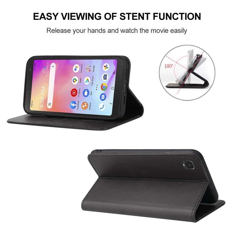 For TCL A3 A509DL/A30 Magnetic Closure Leather Phone Case