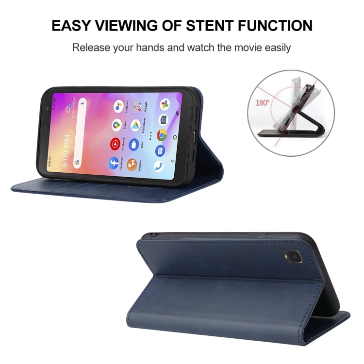 For TCL A3 A509DL/A30 Magnetic Closure Leather Phone Case