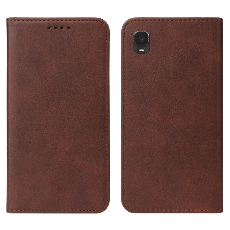 For TCL A3 A509DL/A30 Magnetic Closure Leather Phone Case