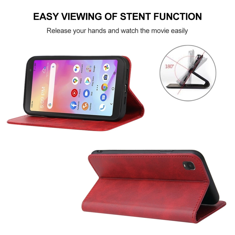 For TCL A3 A509DL/A30 Magnetic Closure Leather Phone Case