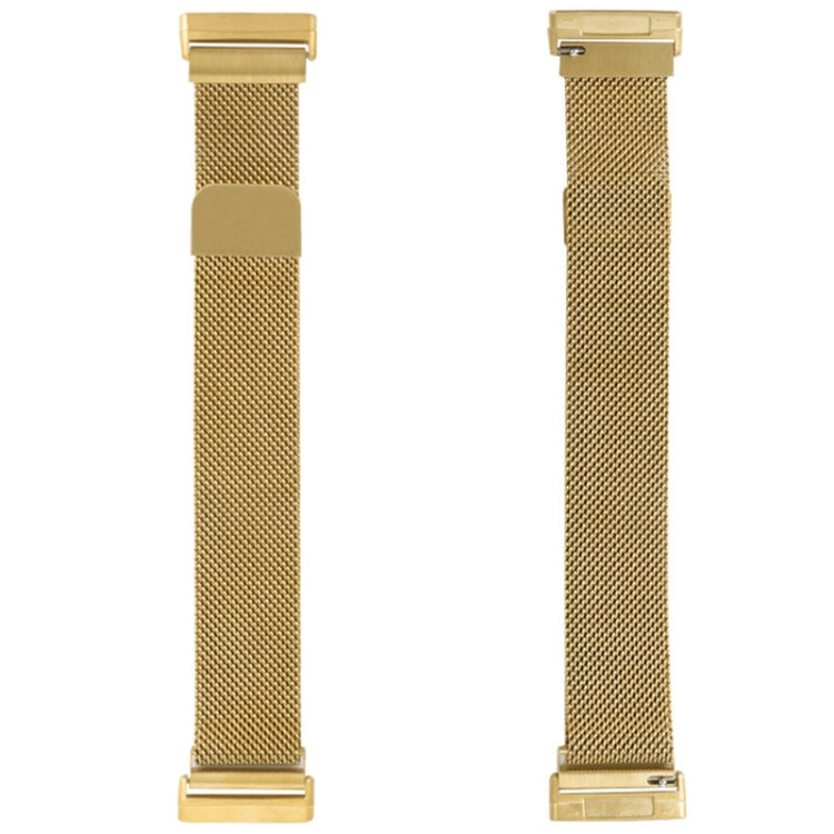 For Fitbit Versa 4 / Versa 3 20mm Milanese Magnetic Metal Split Buckle Watch Band
