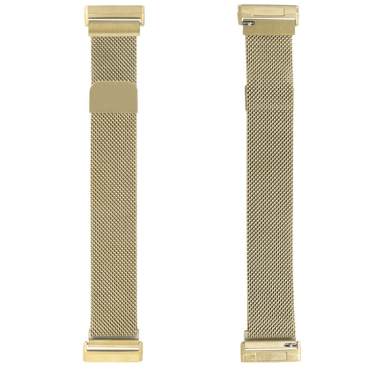 For Fitbit Versa 4 / Versa 3 20mm Milanese Magnetic Metal Split Buckle Watch Band