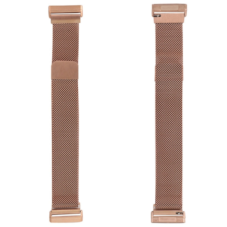For Fitbit Versa 4 / Versa 3 20mm Milanese Magnetic Metal Split Buckle Watch Band