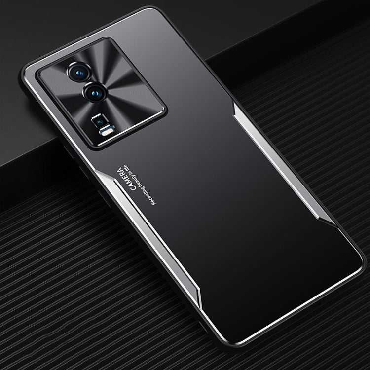 For vivo iQOO Neo7 Blade Series TPU + Alloy Protective Phone Case