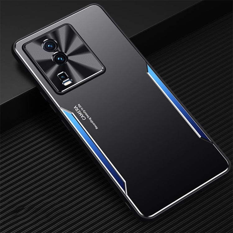 For vivo iQOO Neo7 Blade Series TPU + Alloy Protective Phone Case