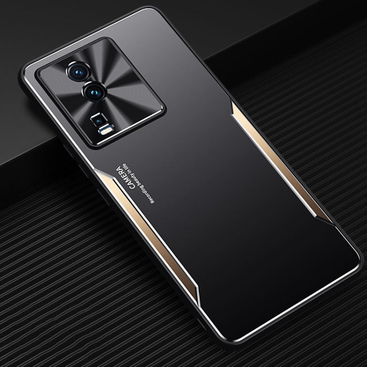 For vivo iQOO Neo7 Blade Series TPU + Alloy Protective Phone Case